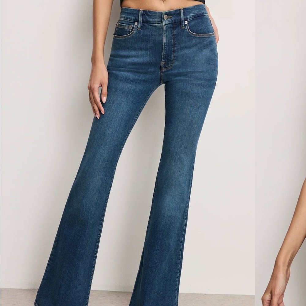 Good American Good Legs Flare Jeans